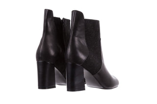 Botki Bayla-018 PE70-X2 Black Black, Czarny, Skóra naturalna
