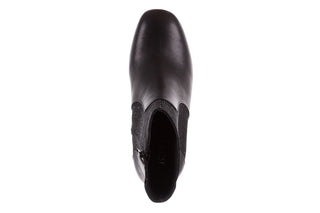 Botki Bayla-018 PE70-X2 Black Black, Czarny, Skóra naturalna