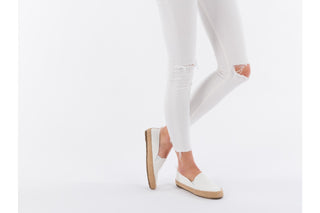 Espadryle Emu Gum Coconut, Biały, Materiał