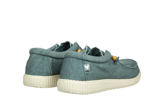 Półbuty Walk In Pitas Wp150 Wallabi Washed Aqua 003320, Niebieski, Materiał