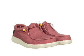 Półbuty Walk In Pitas Wp150 Wallabi Washed Fresa 003321, Różowy, Materiał