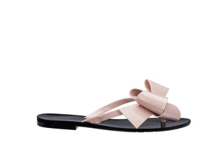Klapki Melissa Harmonic Bow III AD Black Pink, Guma