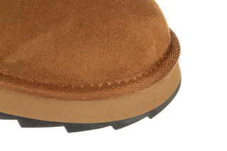 Śniegowce Emu Sharky Micro Chestnut Black 119193, Brązowy, Skóra naturalna