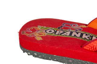 Japonki Azaleia 451-OPANKA450 Red, Czerwony, Tworzywo