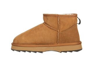 Śniegowce Emu Sharky Micro Chestnut Black 119193, Brązowy, Skóra naturalna