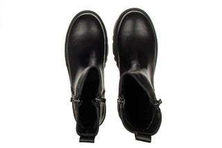 Botki Bayla-161 138 23512 Black 161598, Czarny, Skóra naturalna