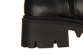 Botki Bayla-161 138 23512 Black 161598, Czarny, Skóra naturalna