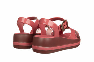 Sandały Azaleia Marie Sandal Plat Fem Red 198052, Różowy