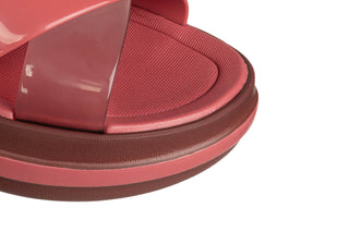 Sandały Azaleia Marie Sandal Plat Fem Red 198052, Różowy