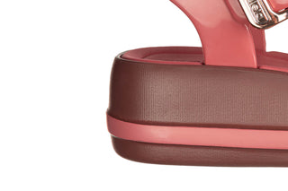 Sandały Azaleia Marie Sandal Plat Fem Red 198052, Różowy