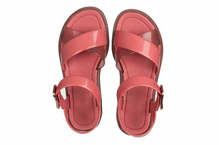 Sandały Azaleia Marie Sandal Plat Fem Red 198052, Różowy