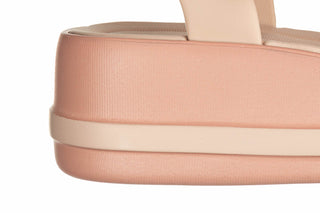 Sandały Azaleia Marie Sandal Plat Fem Light Nude 198051, Różowy, Tworzywo