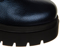 Trzewiki Bayla-161 084 606 81 1 Navy Metallic Floather 161593, Granatowy, Skóra naturalna