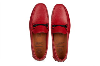 Mokasyny John Doubare 4D02-1-F6 Red 104246