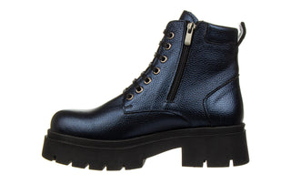 Trzewiki Bayla-161 084 606 81 1 Navy Metallic Floather 161593, Granatowy, Skóra naturalna