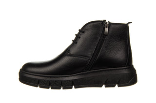 Botki Bayla-161 161 045 18 Black 161615, Czarny, Skóra naturalna