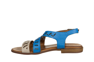 Sandały Bayla-161 191 815 1526 06 21 Denim Light Grey 161721, Niebieski, Skóra naturalna