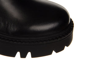 Botki Bayla-161 138 23513 Black 161600, Czarny, Skóra naturalna