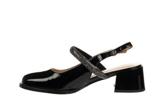 Sandały Loretta Vitale C3805 Black 514280, Czarny, Skóra lakierowana
