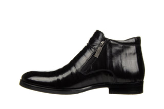 Trzewiki John Doubare H35B-50-183 Black 104276, Czarny, Skóra naturalna