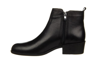 Botki Bayla-161 077 41439 Black 161551, Czarny, Skóra naturalna