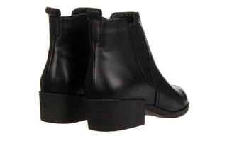 Botki Bayla-161 077 41439 Black 161551, Czarny, Skóra naturalna