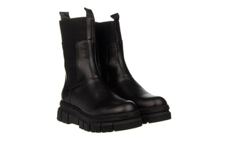 Botki Bayla-161 188 2104 01 Black 161639, Czarny, Skóra naturalna