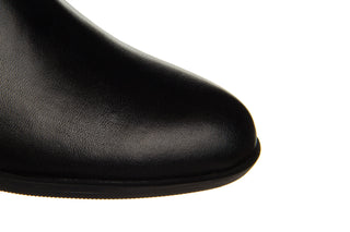 Botki Bayla-161 077 41439 Black 161551, Czarny, Skóra naturalna