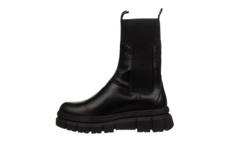 Botki Bayla-161 188 2104 01 Black 161639, Czarny, Skóra naturalna