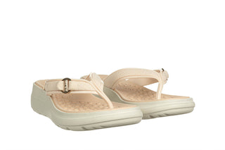 Japonki Azaleia Lia Soft Care Tam Off White 198046, Kremowy, Tworzywo
