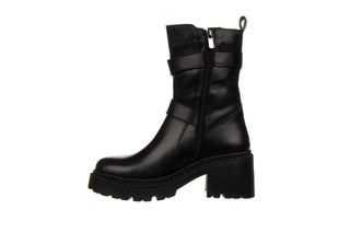 Botki Bayla-161 138 23514 Black 161601, Czarny, Skóra naturalna