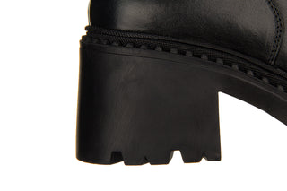 Botki Bayla-161 138 23514 Black 161601, Czarny, Skóra naturalna