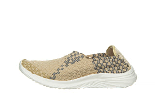 Półbuty Rock Brooklyn Beige Grey Silver 032928, Beżowy, Materiał