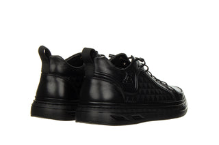 Półbuty John Doubare 7VJ01 Black 104267, Czarny, Skóra naturalna