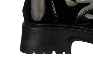 Trzewiki Bayla-161 177 4007 Black Patent 161617, Czarny, Skóra naturalna
