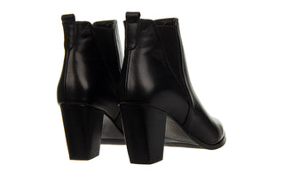 Botki Bayla-161 077 39498 Black 161548, Czarny, Skóra naturalna