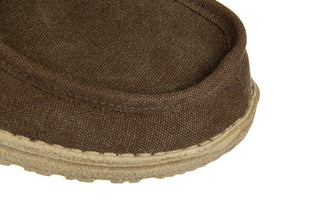 Półbuty HeyDude Wally Wenge 003285, Brązowy, Materiał