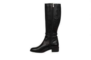 Kozaki Bayla-161 077 44519 Black 161558, Czarny, Skóra naturalna