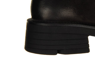 Botki Bayla-161 034 101 51 Black Nubuck 161547, Czarny, Skóra naturalna
