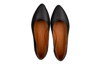 Baleriny Bayla-161 122 23Y8005 Black 161705, Czarny, Skóra naturalna