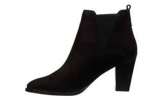 Botki Bayla-161 077 39498 Black Nubuck 161549, Czarny, Skóra naturalna