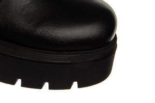 Trzewiki Bayla-161 084 607 011 Black 161596, Czarny, Skóra naturalna