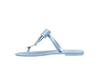 Klapki Melissa T Bar V AD Frosted Blue, Niebieski, Guma