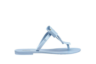 Klapki Melissa T Bar V AD Frosted Blue, Niebieski, Guma