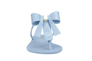 Klapki Melissa T Bar V AD Frosted Blue, Niebieski, Guma
