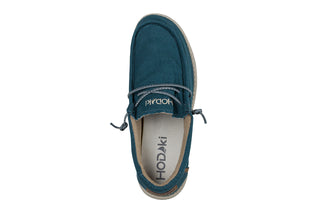 Półbuty Hodaki Captain Worn Illusion 003271, Niebieski, Materiał