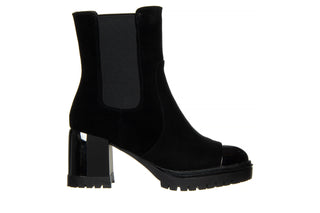 Botki Lola Lola by Sca'viola S-79 Black Suede 047207, Czarny, Skóra naturalna