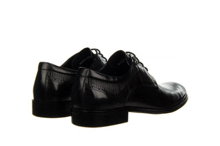 Półbuty John Doubare QA527-C5-A78 Black 104210, Czarny, Skóra naturalna