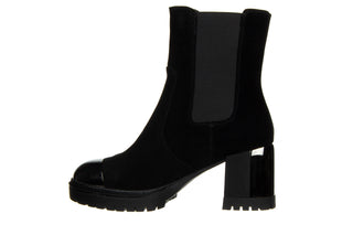 Botki Lola Lola by Sca'viola S-79 Black Suede 047207, Czarny, Skóra naturalna