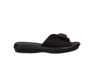 Klapki Azaleia Lucia Soft Comfy Tam Black 198033, Czarny, Materiał